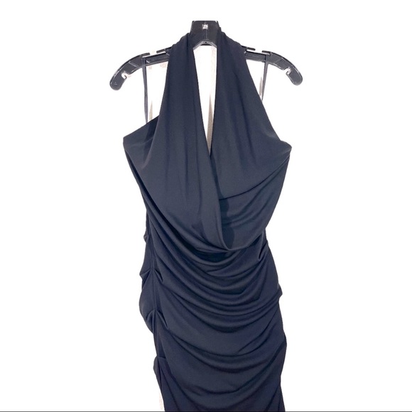 NICOLE MILLER ARTELIER NWT Black Long Knit Dress - Picture 4 of 8